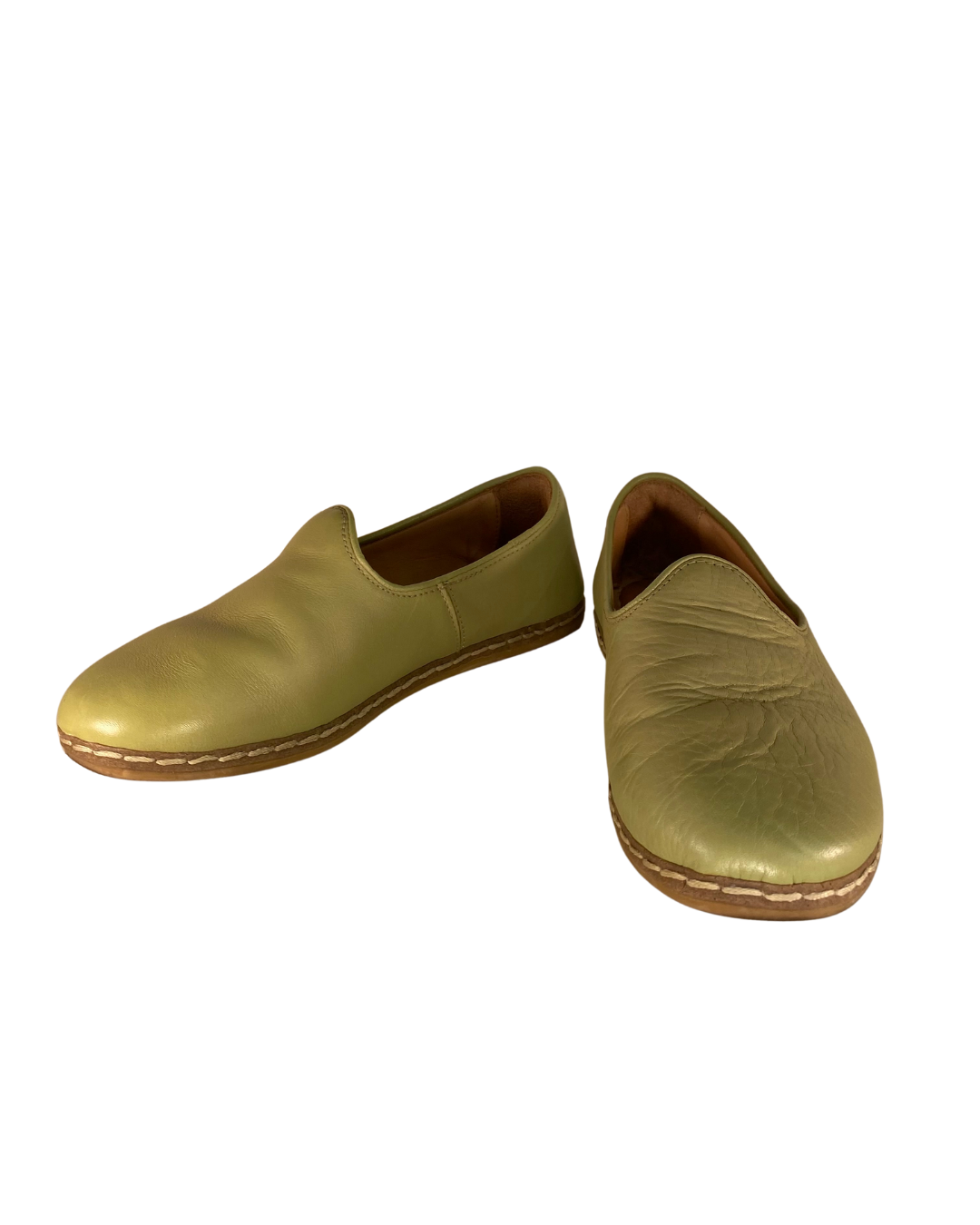 Charix Slip-On Lime Green Shoes McShane's Exchange Consignment Charix Slip-On Lime Green Shoes McShane's Exchange Consignment