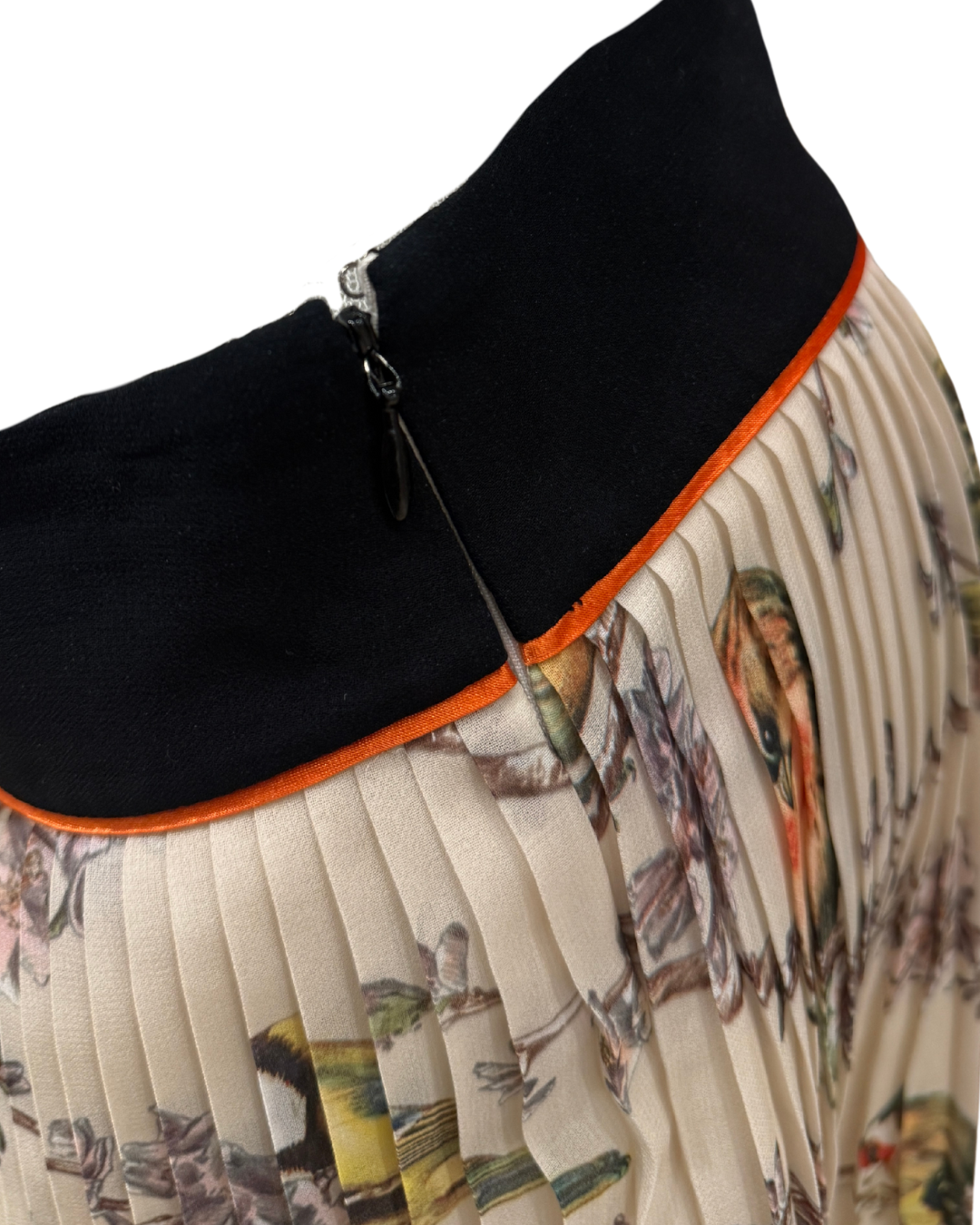Ted Baker Bird Pleated Skirt
