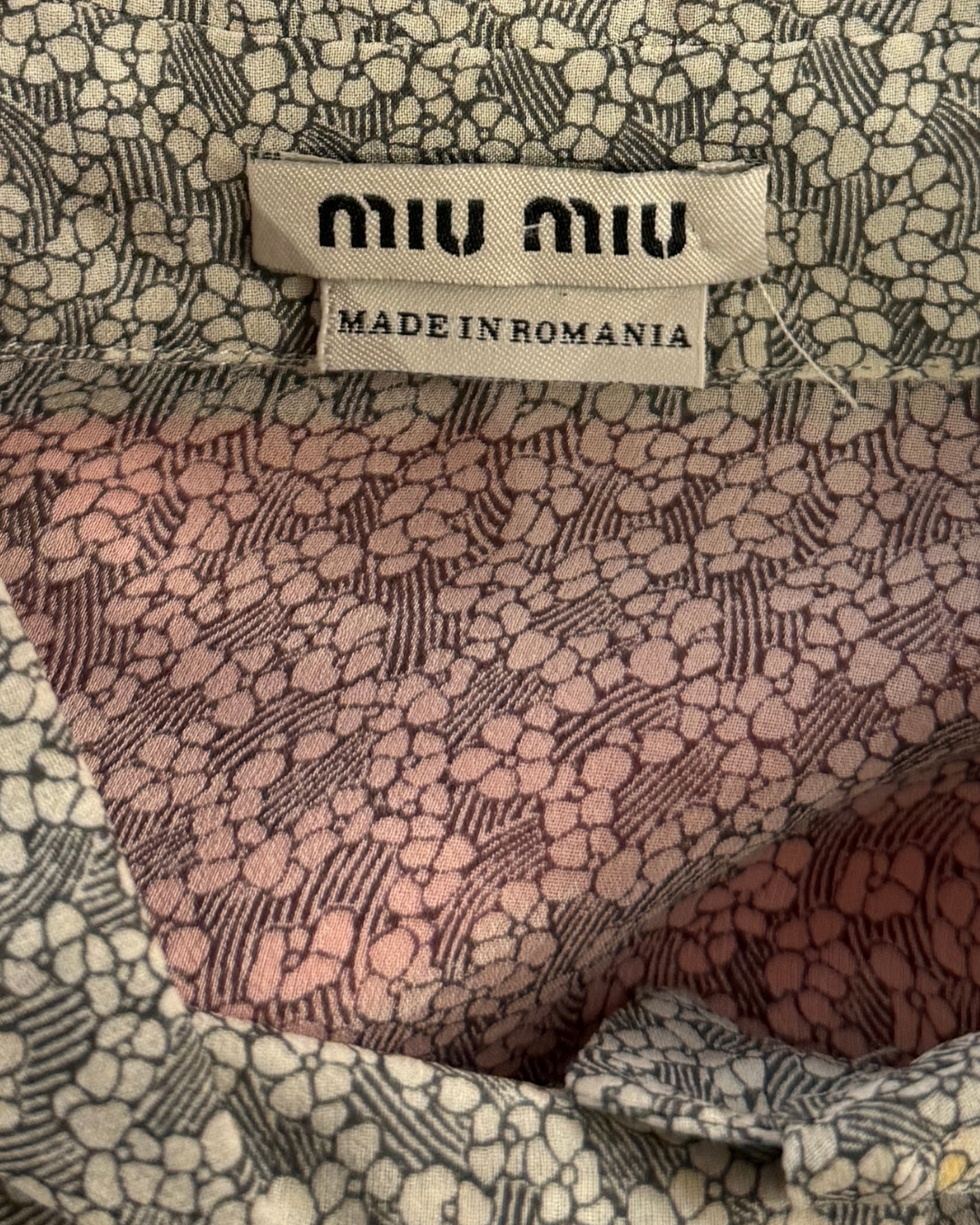 Miu Miu Floral Button Up