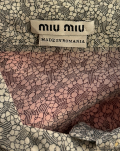 Miu Miu Floral Button Up