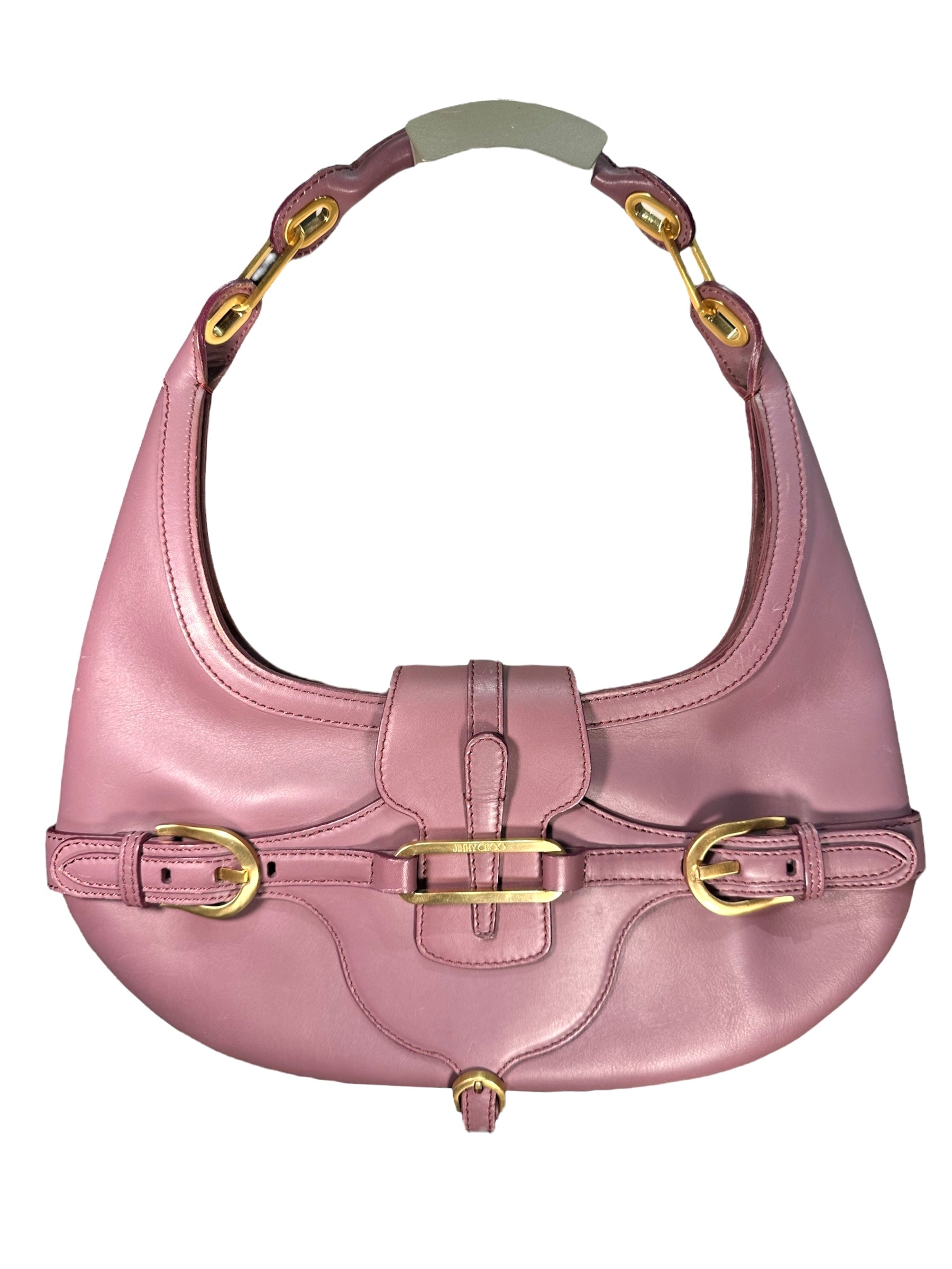 Jimmy Choo Lavender Tulita Hobo Shoulder Bag