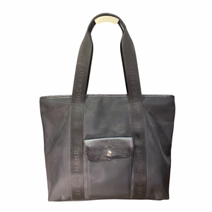 Longchamp Black Nylon Tote Bag