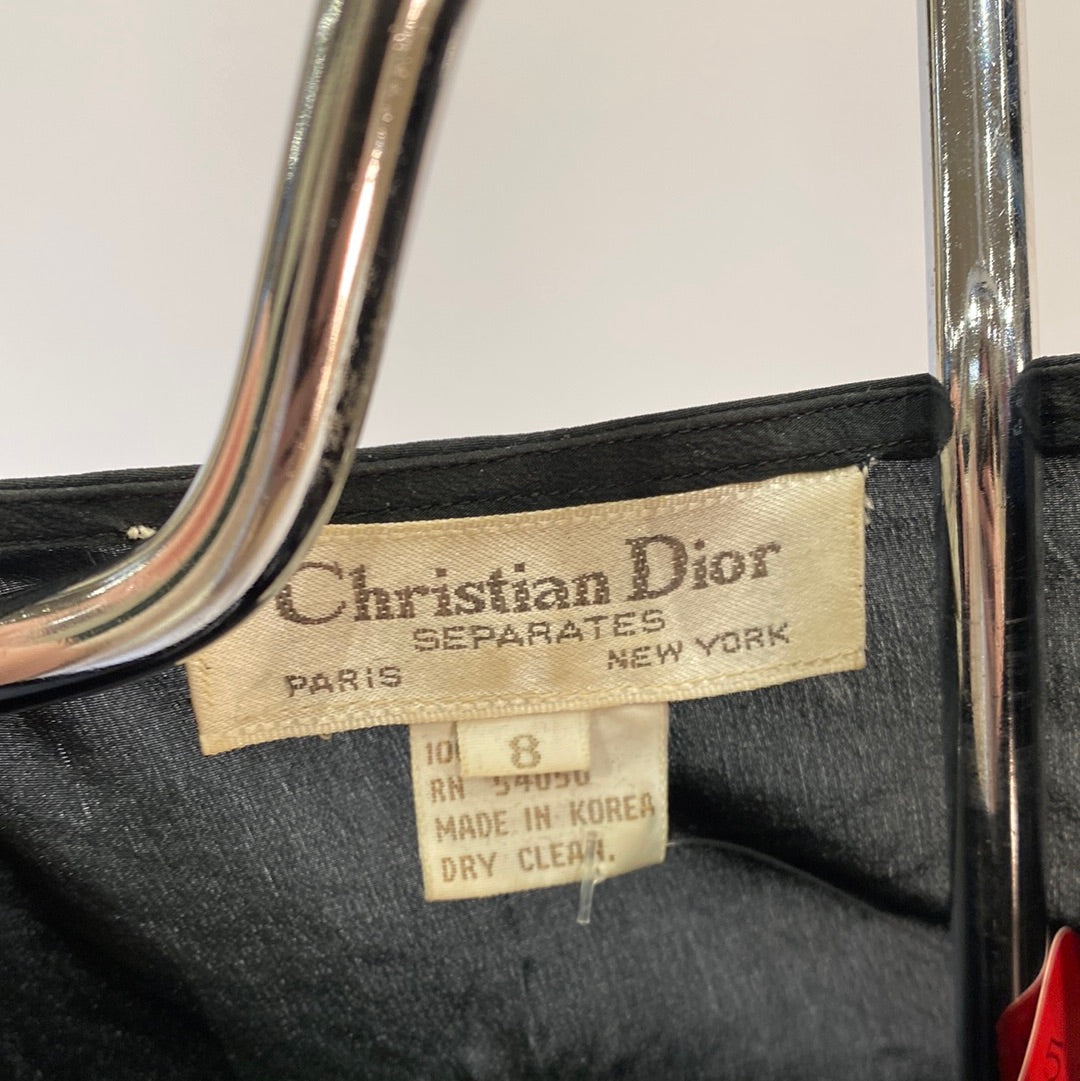 Christian Dior vintage top with shoulder pads